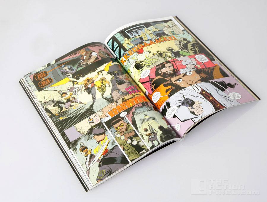 Vanguard Comic panels. Dark Horse books.  THE ACTION PIXEL @theactionpixel