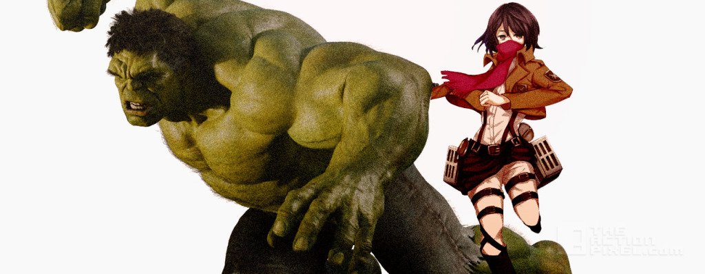 Hulk /Mikasa tag team THE ACTION PIXEL @theactionpixel