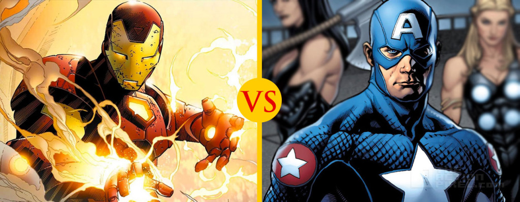 Iron Man versus Captain America THE ACTION PIXEL @theactionpixel
