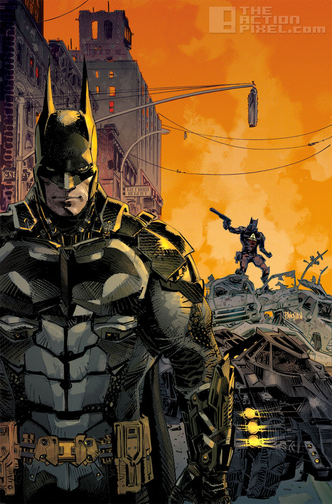 batman Arkham Knight comic cover.  Dc comics. The Action Pixel. @TheActionPixel