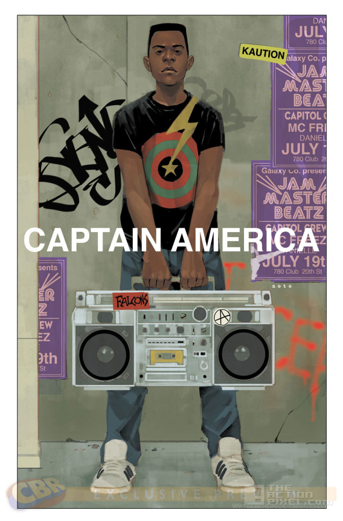 Captain America. Phil noto variant cover. The action Pixel. @theactionpixel