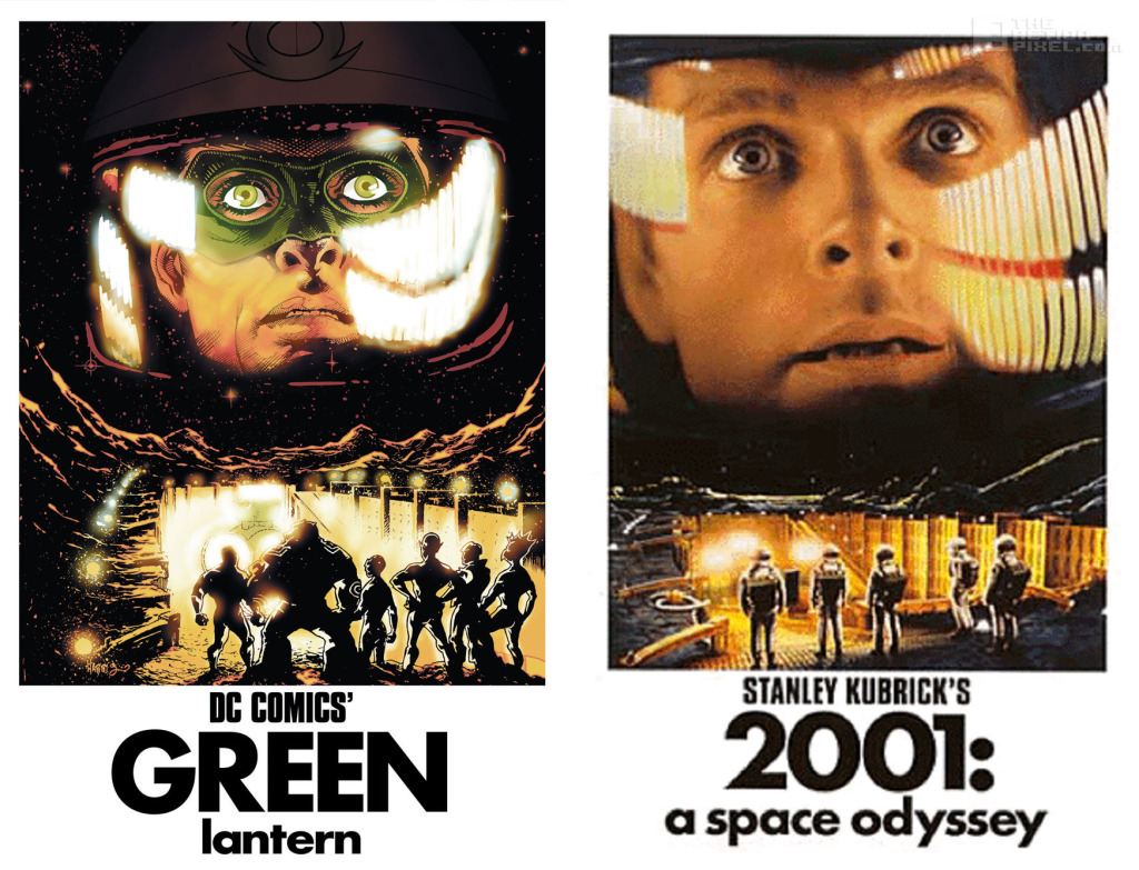 green lantern- 2001: a space odyssey dc comics variant cover. The Action Pixel. @TheActionPixel