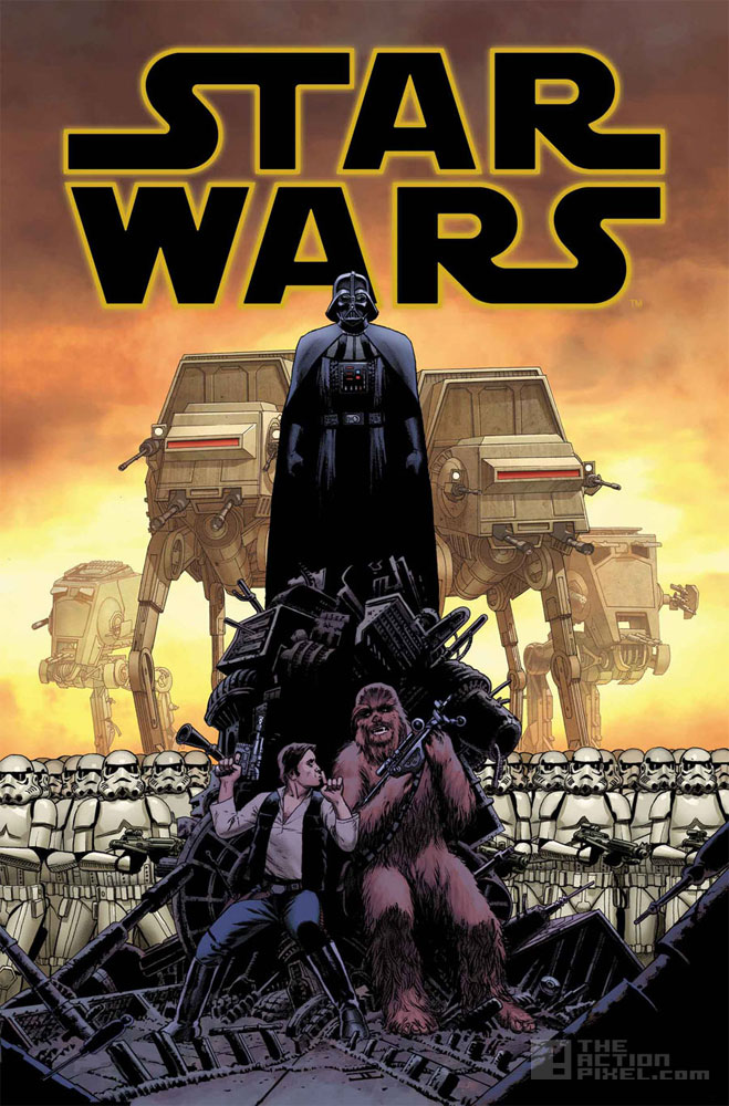 star wars #2, cover. The Action Pixel. @theactionpixel