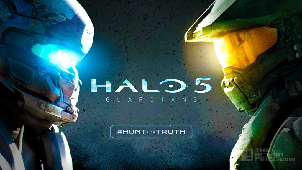 halo 5 Guardian. hunt the truth. the action pixel @theactionpixel. 343 industries. xbox. 