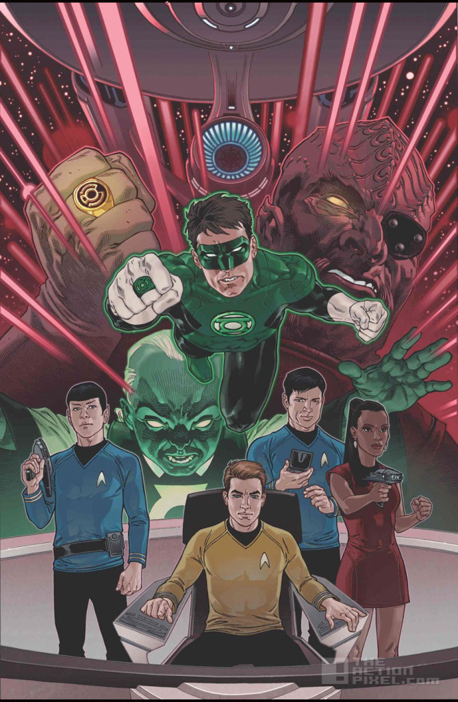Star Trek / Green Lantern: The Spectrum War. Dc Comics IDW publishing. the action pixel. @theactionpixel