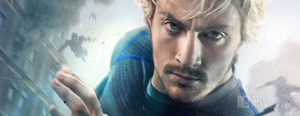 quicksilver (Aaron Taylor-Johnson) individual poster. Marvel. Avengers: Age of ultron.  the action pixel. @theactionpixel
