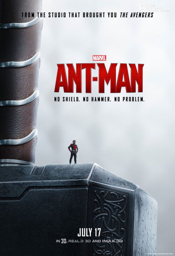 Ant-Man Thor Mjolnir poster. ant-man. marvel. the action pixel. @theactionpixel.