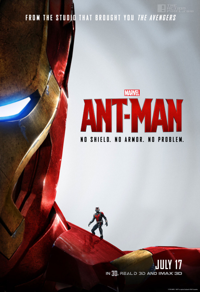 Ant-Man Iron Man poster. ant-man. marvel. the action pixel. @theactionpixel.