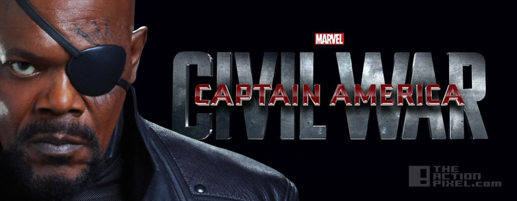 civil war captain america. samuel l jackson not appearing. marvel. the action pixel. @theactionpixel