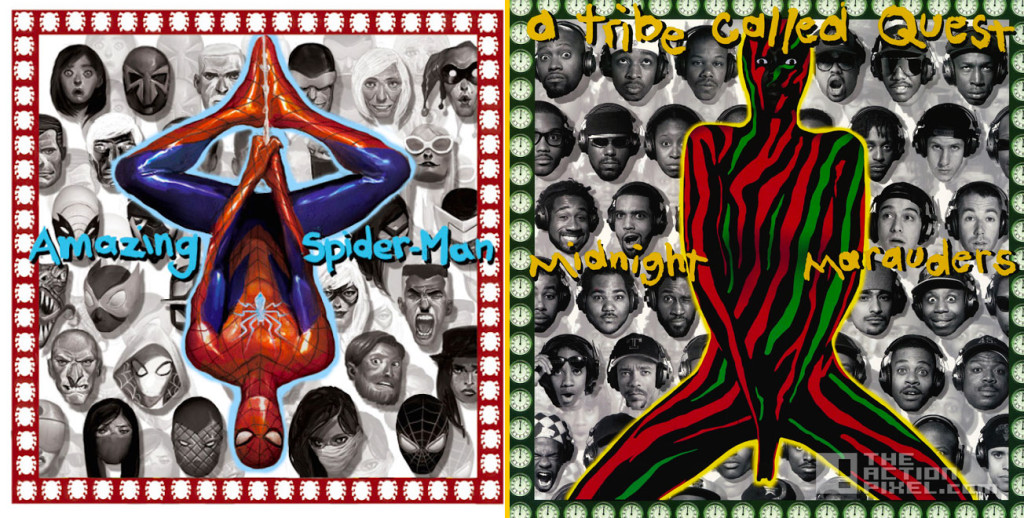 marvel hip hop album variant covers. the action pixel. @theactionpixel