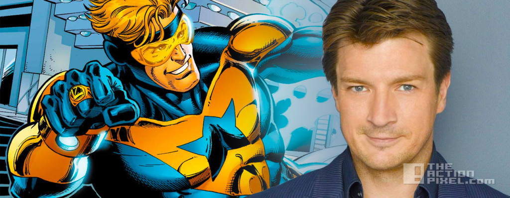 nathan fillion as booster gold? the action pixel. @theactionpixel