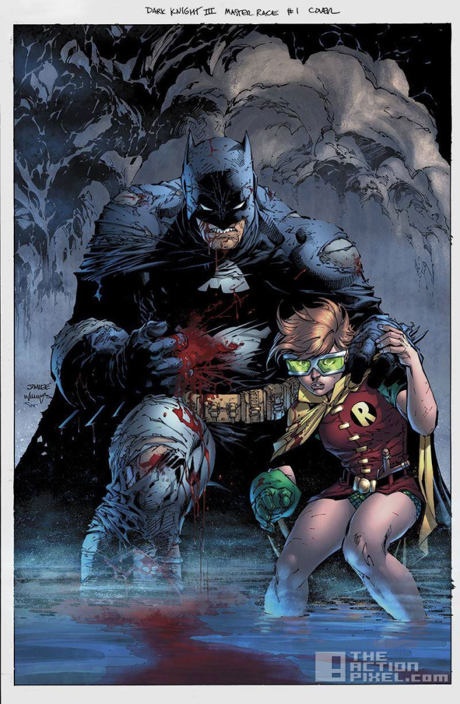 dark knight III: the master race variant by Jim Lee. dc comics.  the action pixel. @theactionpixel