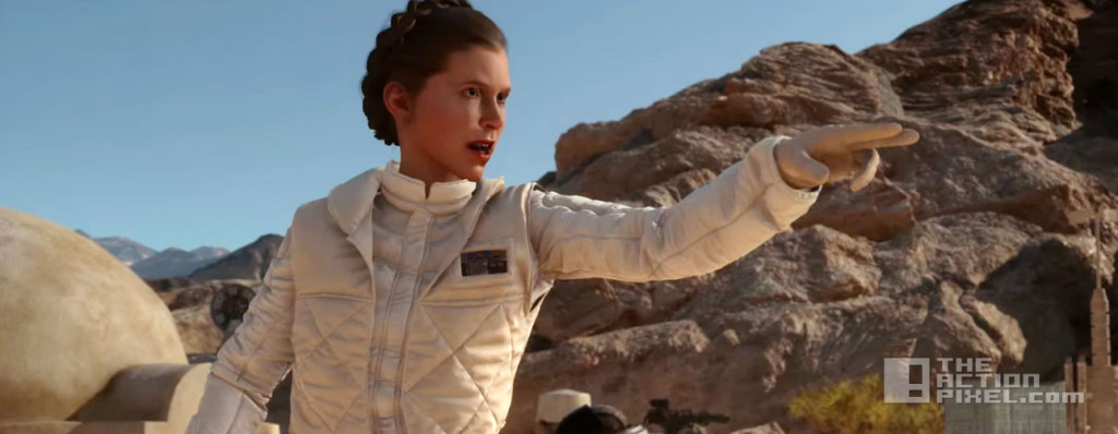 princess Leia. star wars battlefront. ea. the action pixel. @theactionpixel