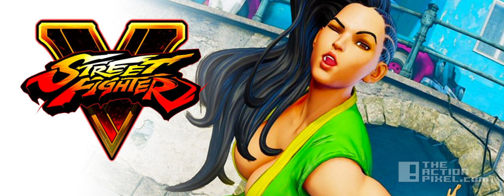 laura. street fighter v. capcom. the action pixel. entertainment on tap