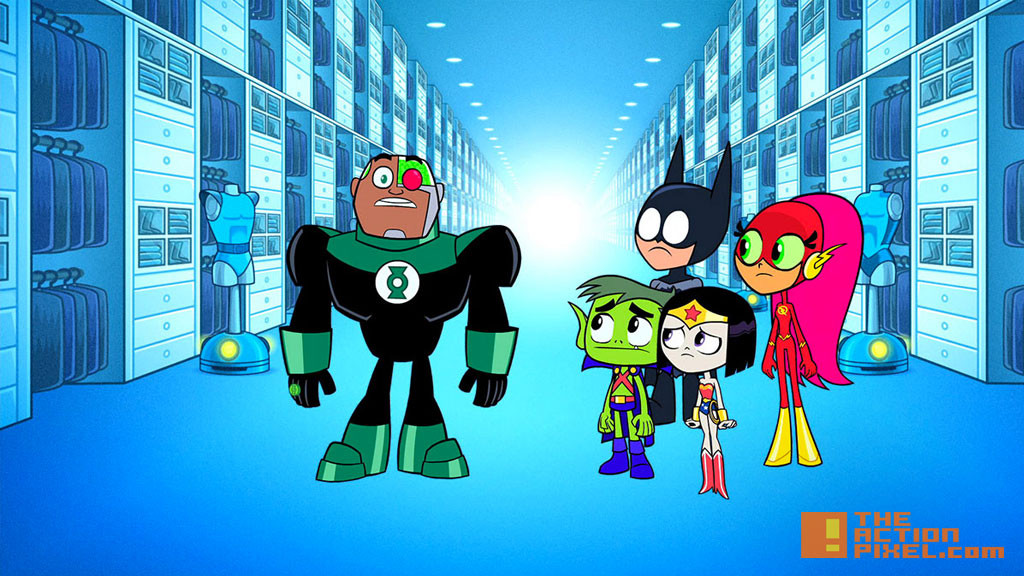 Teen Titans Go! two parter. wb animation. dc comics.