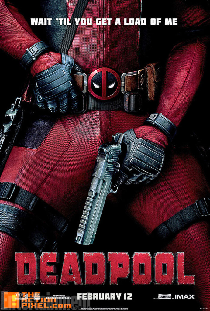 deadpool poster. #12daysofChristmas. 20th century fox. marvel. the action pixel. @theactionpixel