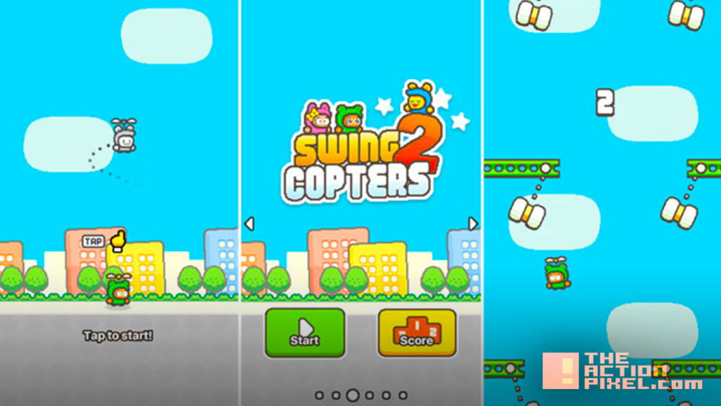 swing copters 2. the action pixel. @theactionpixel.