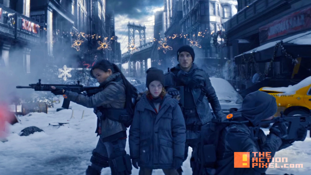 the division title. tom clancy. ubisoft. the action pixel. silent night. @theactionpixel