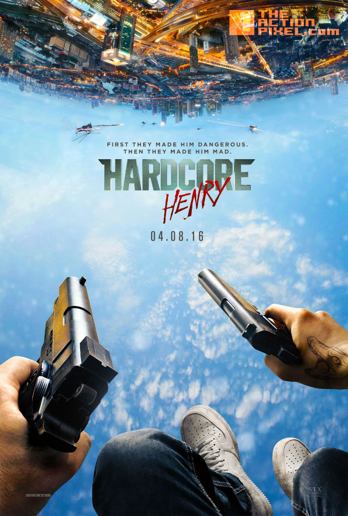 hardcore henry poster. the action pixel. @theactionpixel