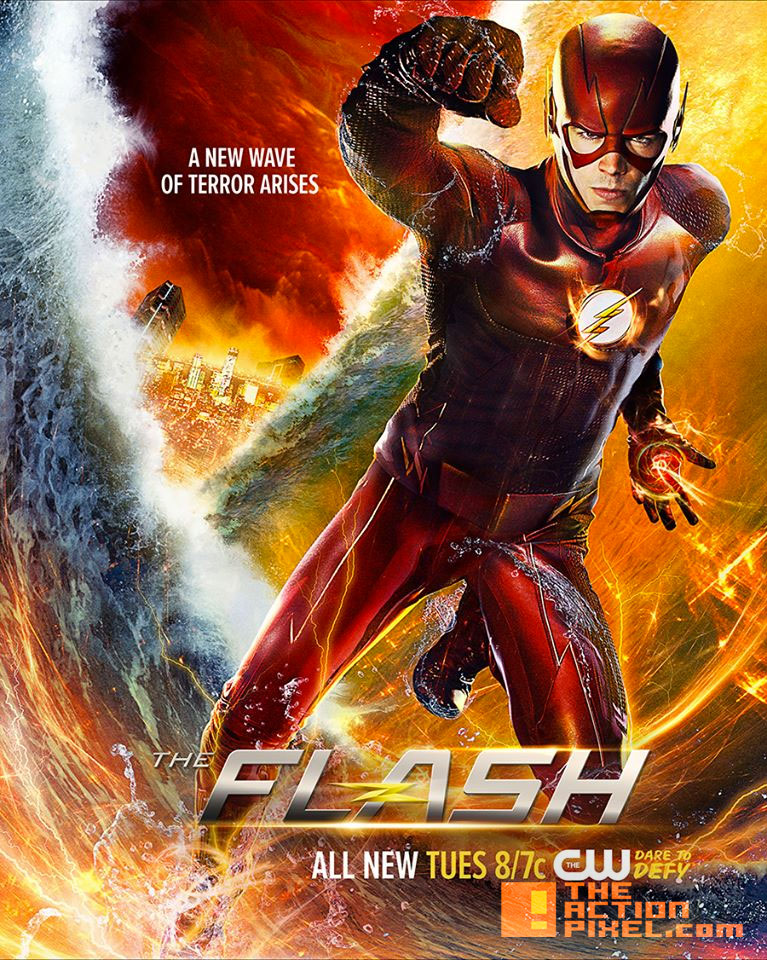 the flash king shark poster. the cw network. dc comics. entertainment on tap. the action pixel. @theactionpixel