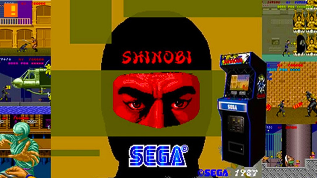 shinobi, sega, the action pixel,arcade