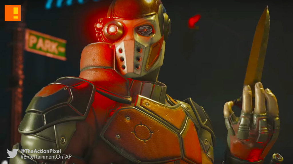 deadshot, Injustice 2, the action pixel, entertainment on tap