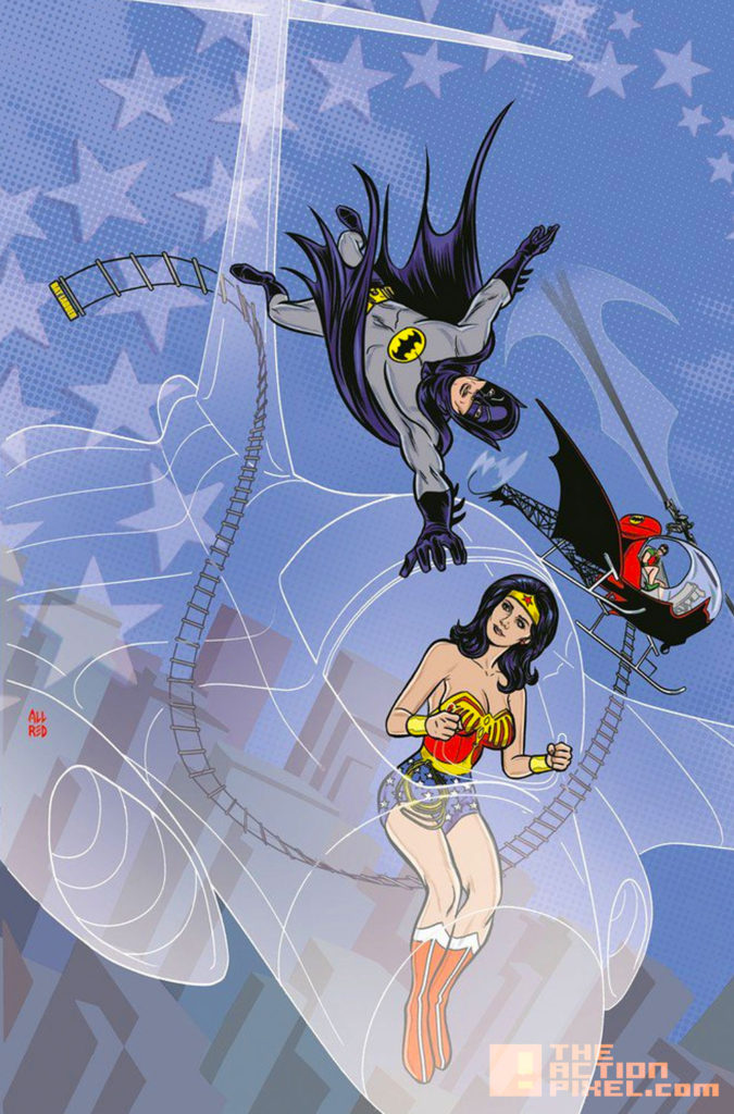 batman, wonder woman,77 batman meets wonderwoman 77, the action pixel, entertainment on tap, dc comics, diana prince, bruce wayne ,, cover art