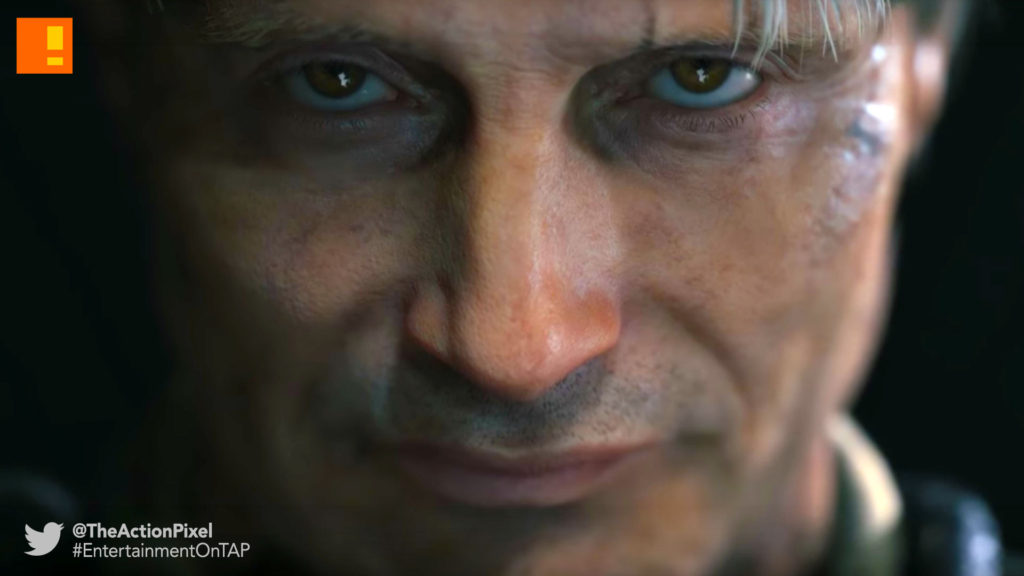 death stranding, guillermo del toro, mads mikkelsen, the action pixel, entertainment on tap, trailer, hideo kojima, the game awards,
