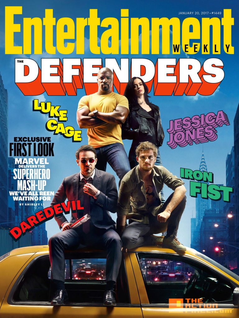 ew, entertainment weekly, the defenders, the action pixel, marvel, netflix, marvel comics, entertainment on tap