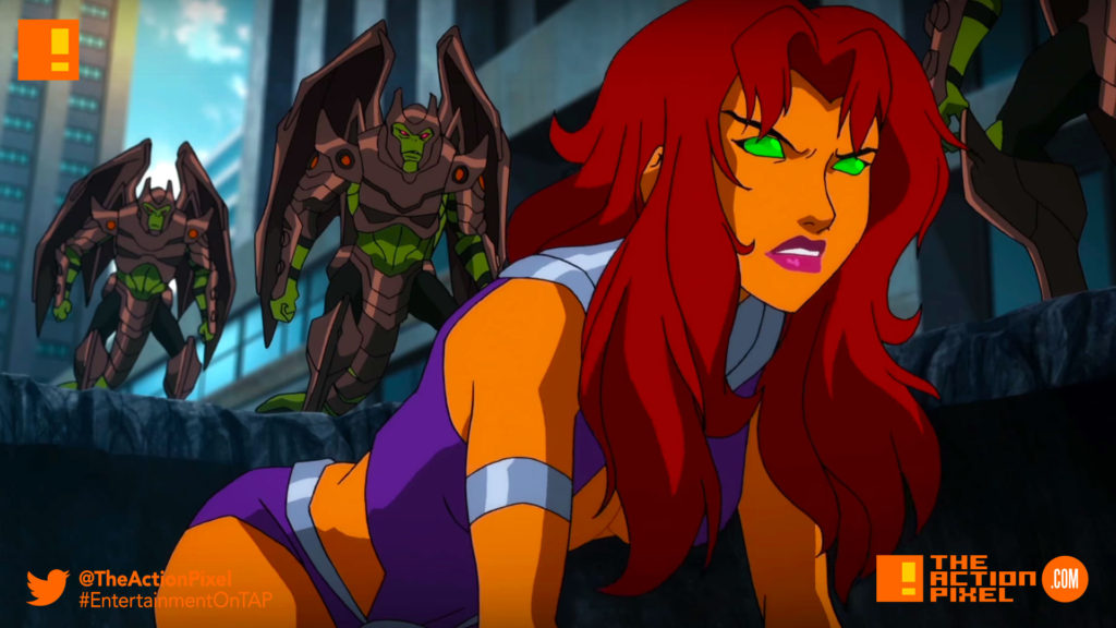 teen titans, judas contract, the action pixel, entertainment on tap, the action pixel, wb animation, warner bros., dc comics, starfire, clip teaser,clip, teaser, beast boy, robin, red arrow, kid flash, bumblebee, 