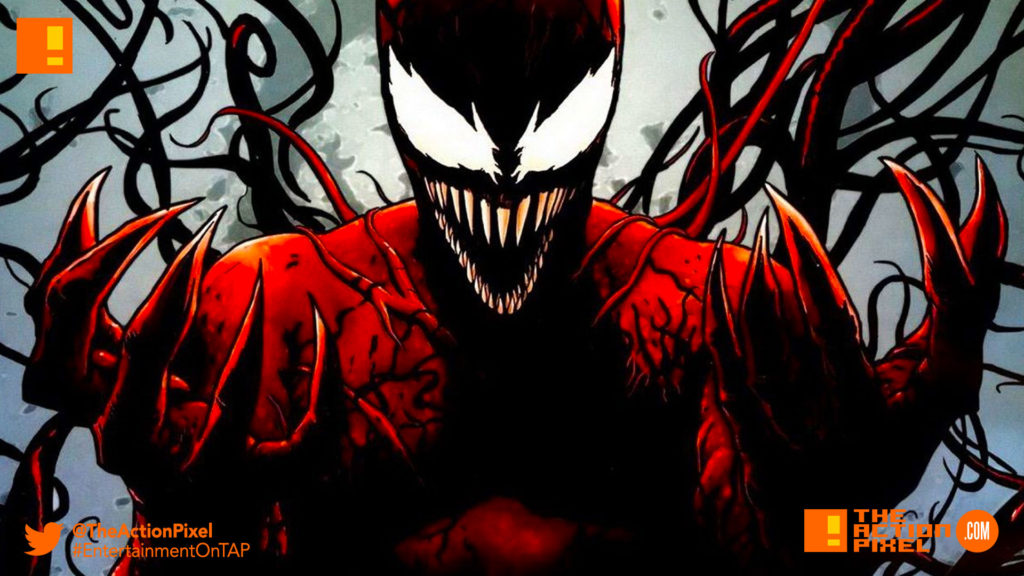 carnage, venom, marvel, marvel comics, sony pictures, sony, the action pixel, entertainment on tap, 