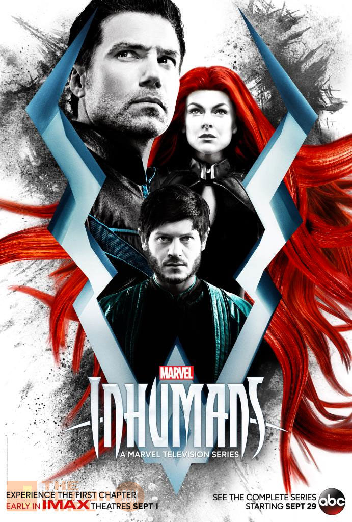 inhumans, Black Bolt, Medusa,  Maximus,poster, marvel, imax, the inhumans, marvel's inhumans,the action pixel, entertainment on tap
