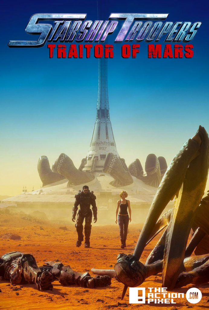 starship troopers, traitor of mars, the action pixel, poster, trailer, sony pictures, stage 6