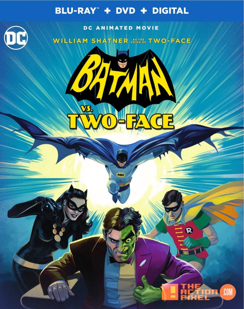 batman vs two-face, animation, wb animation, dvd, bluray, adam west, william shatner, the action pixel, entertainment on tap,dc comics, dc entertainment ,