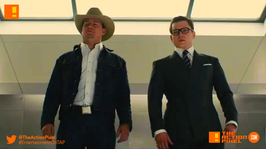 colin firth, kingsman, the golden circle, kingsman, the golden circle, kingsman 2, kingsman the golden circle, kingsman: the golden circle, eggsy, entertainment on tap, the action pixel, channing tatum, rating , tap reviews, the golden circle, film review,