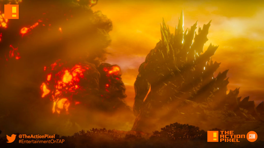 godzilla, gozilla: monster planet, monster planet, anime, the action pixel,entertainment on tap, planet of the monsters, godzilla: planet of the monsters