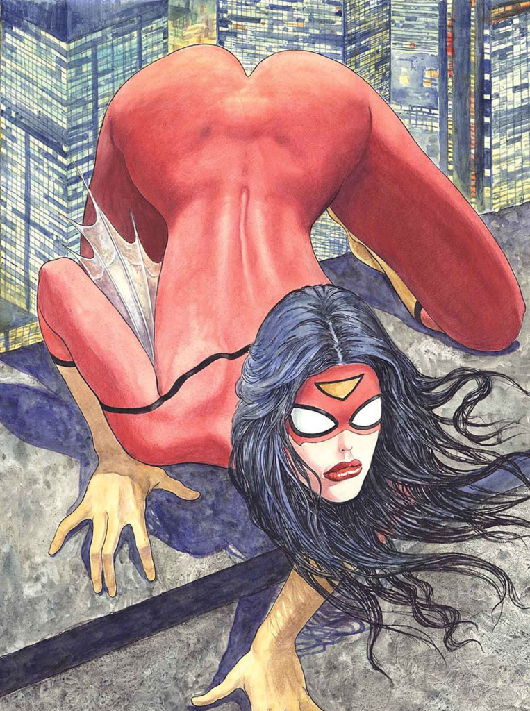 spiderwoman cover: THE ACTION PIXEL @theactionpixel.