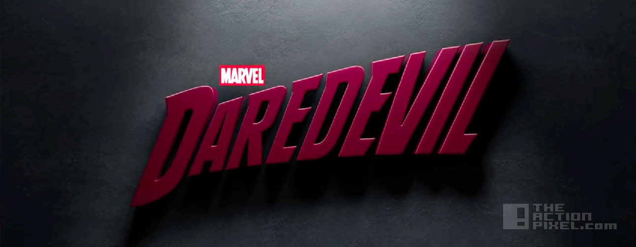 marvel and netflix Daredevil Title. the action pixel. @theactionpixel