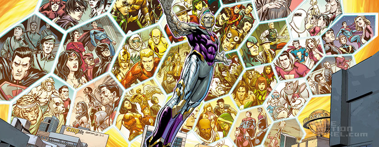 Exclusive DC Comics 'Convergence' art by Carlo Pagulayan (pencils), Jose Marzan Jr. (inks) and Hi-Fi Colour (colors).