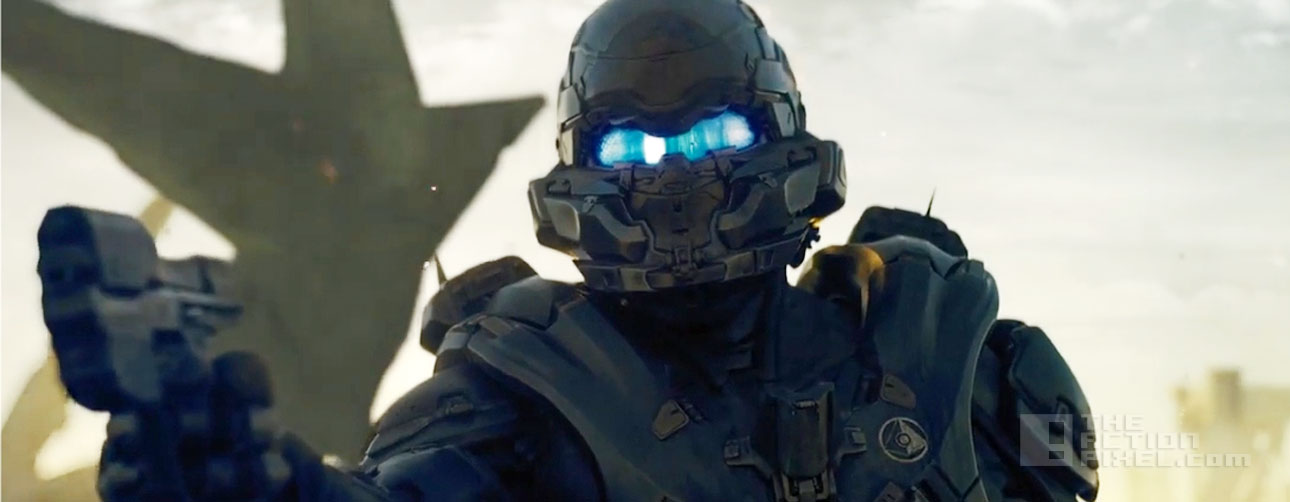 spartan locke. halo 5 Guardian. hunt the truth. the action pixel @theactionpixel. 343 industries. xbox.
