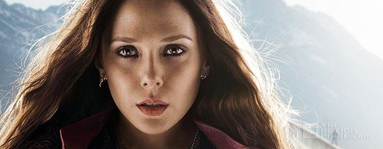 scarletwitch (Elizabeth Olsen) individual poster. Marvel. Avengers: Age of ultron. the action pixel. @theactionpixel