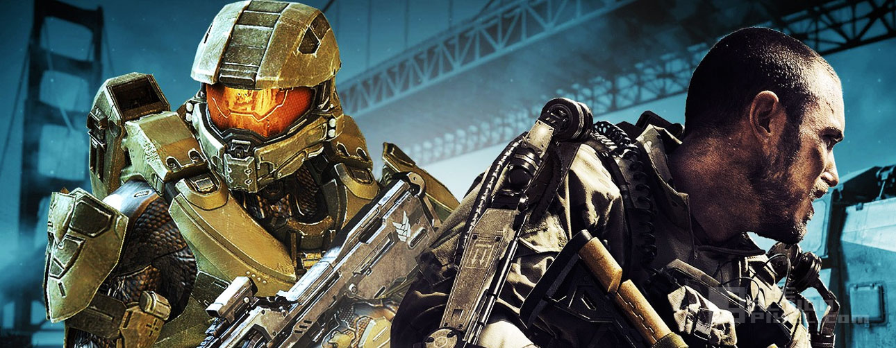 call of duty vs Halo master chief. entertainment on tap. the action pixel @theactionpixel