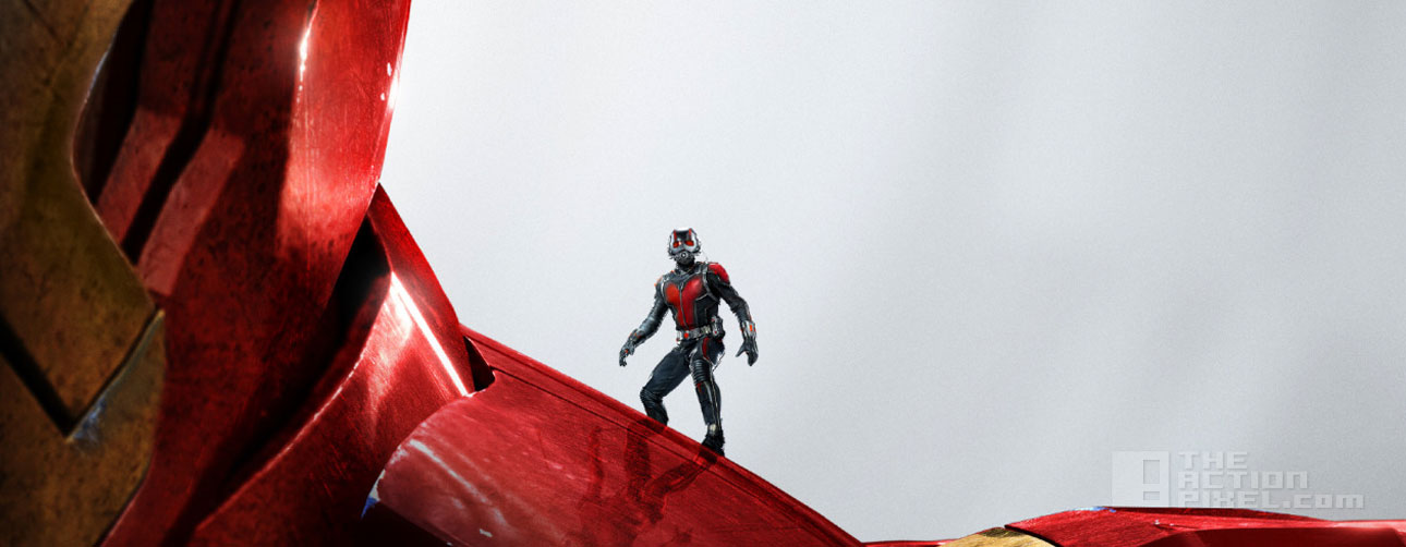 Ant-Man Iron Man poster. ant-man. marvel. the action pixel. @theactionpixel.
