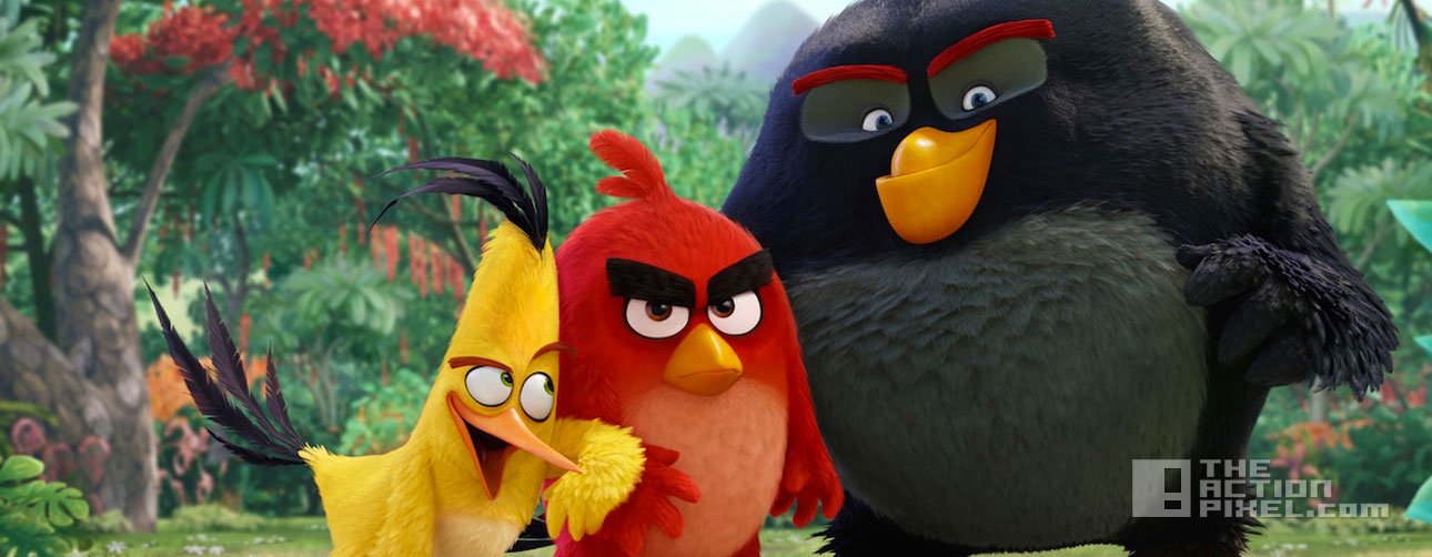 the angry bird movie. The action pixel. rivio. @theactionpixel. sony.