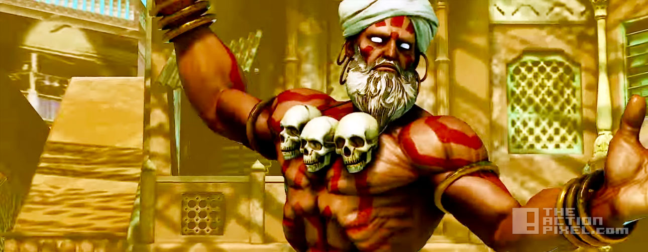 dhalsim. street fighter v. capcom. the action pixel. @theactionpixel