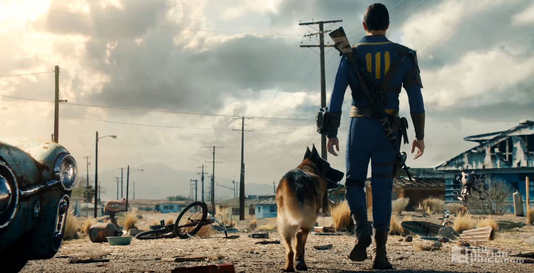 Фоллаут дата выхода серий. Fallout 4 Выживший и пес. Fallout 4k.