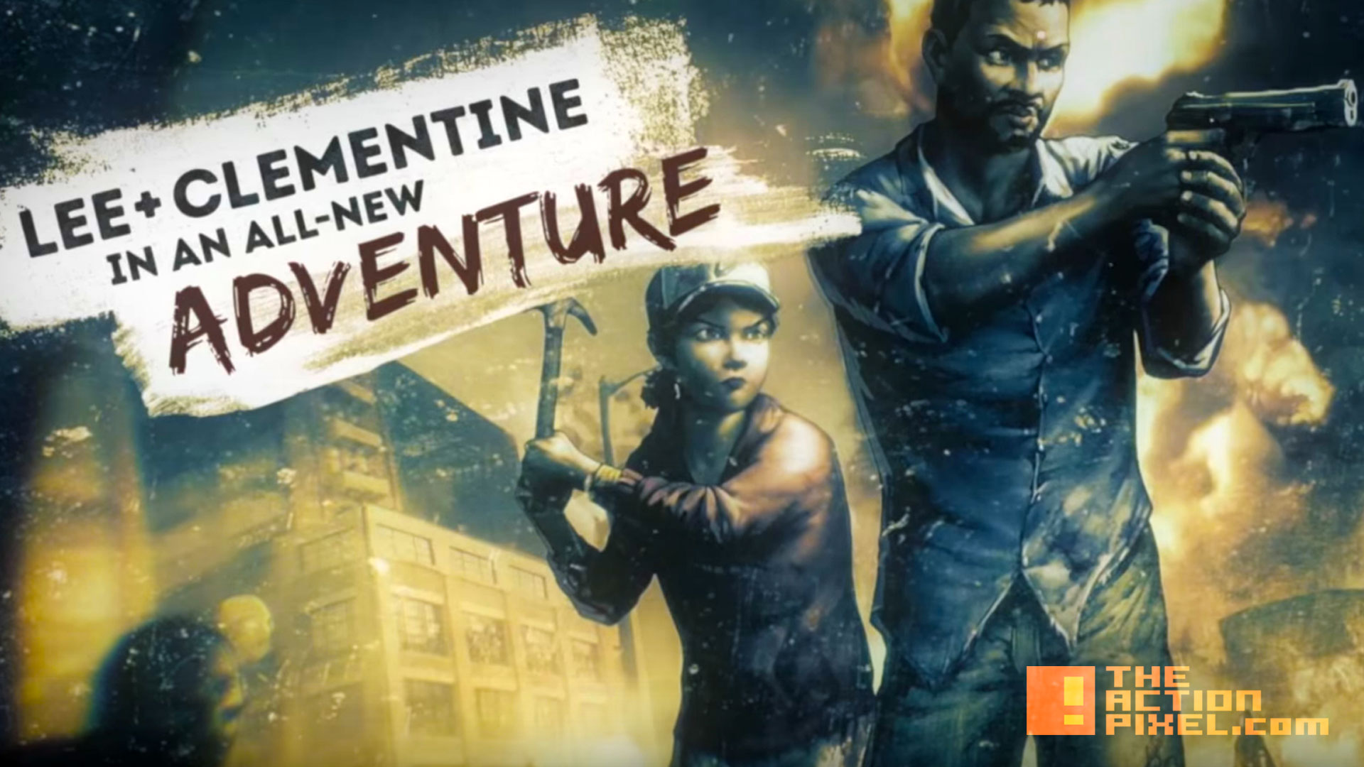 lee and clementine. TWD. the walking dead: road to survival. the action pixel. @theactionpixel