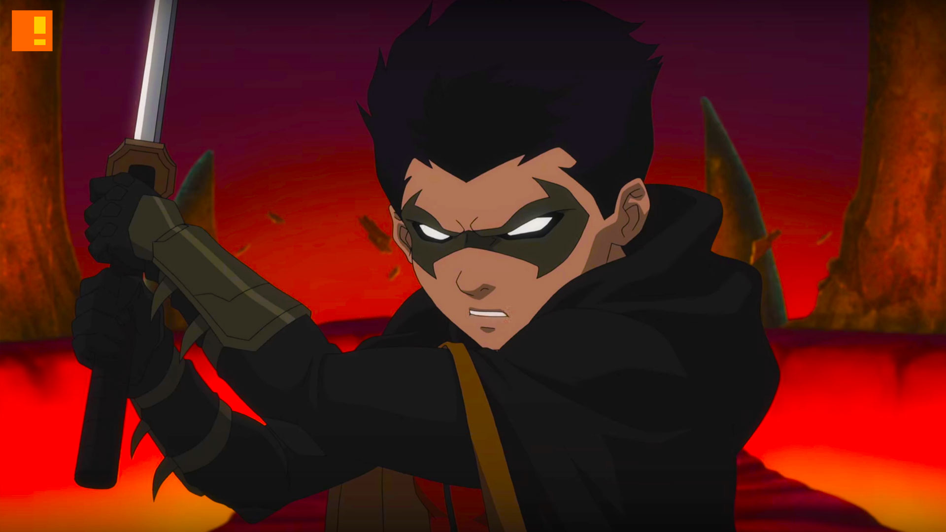 damian Justice League Vs Teen Titans. wb animation. dc comics. the action pixel. @theactionpixel