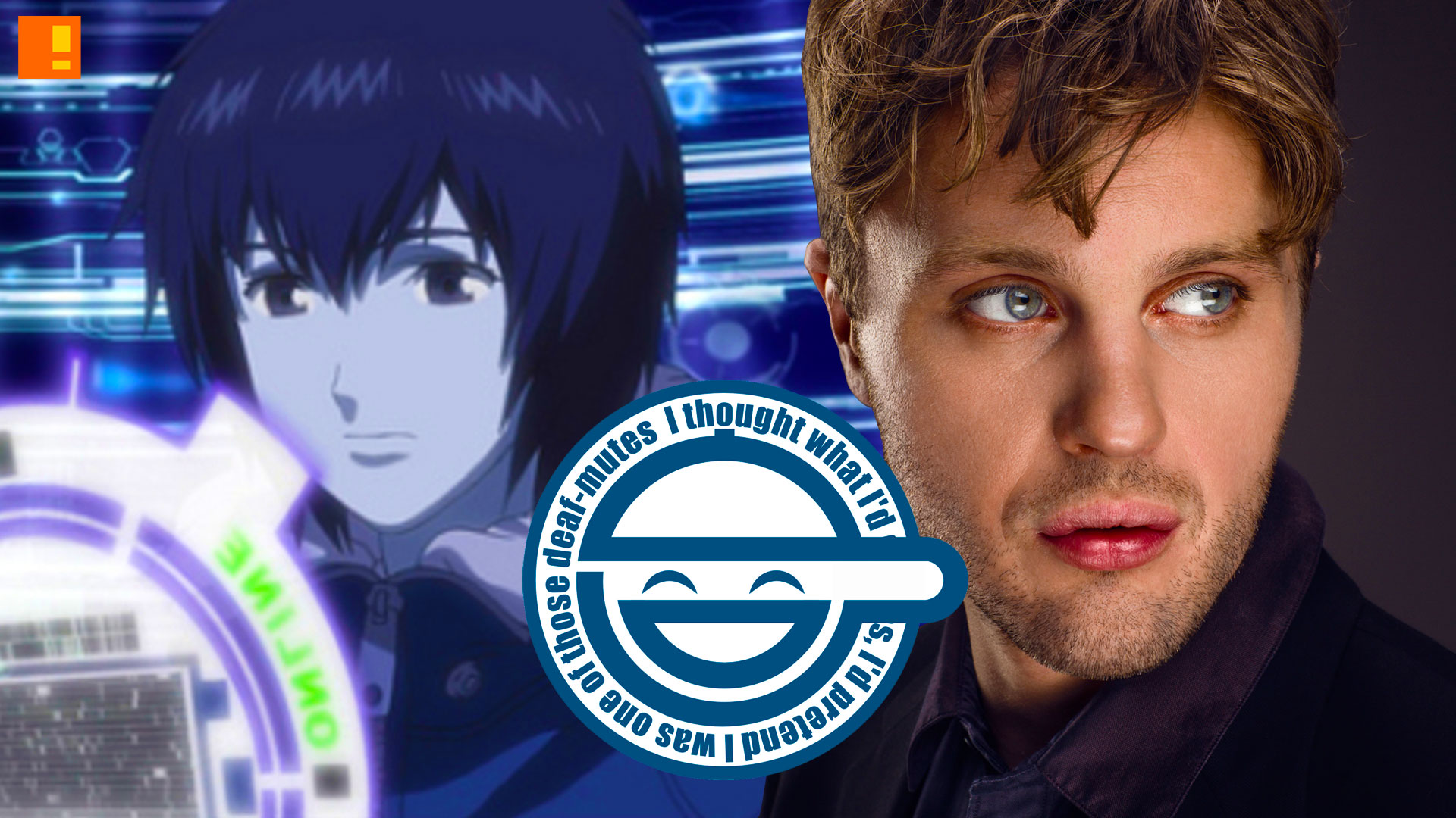 michael pitt .the laughing man. gits. ghost in the shell. the action pixel. @theactionpixel