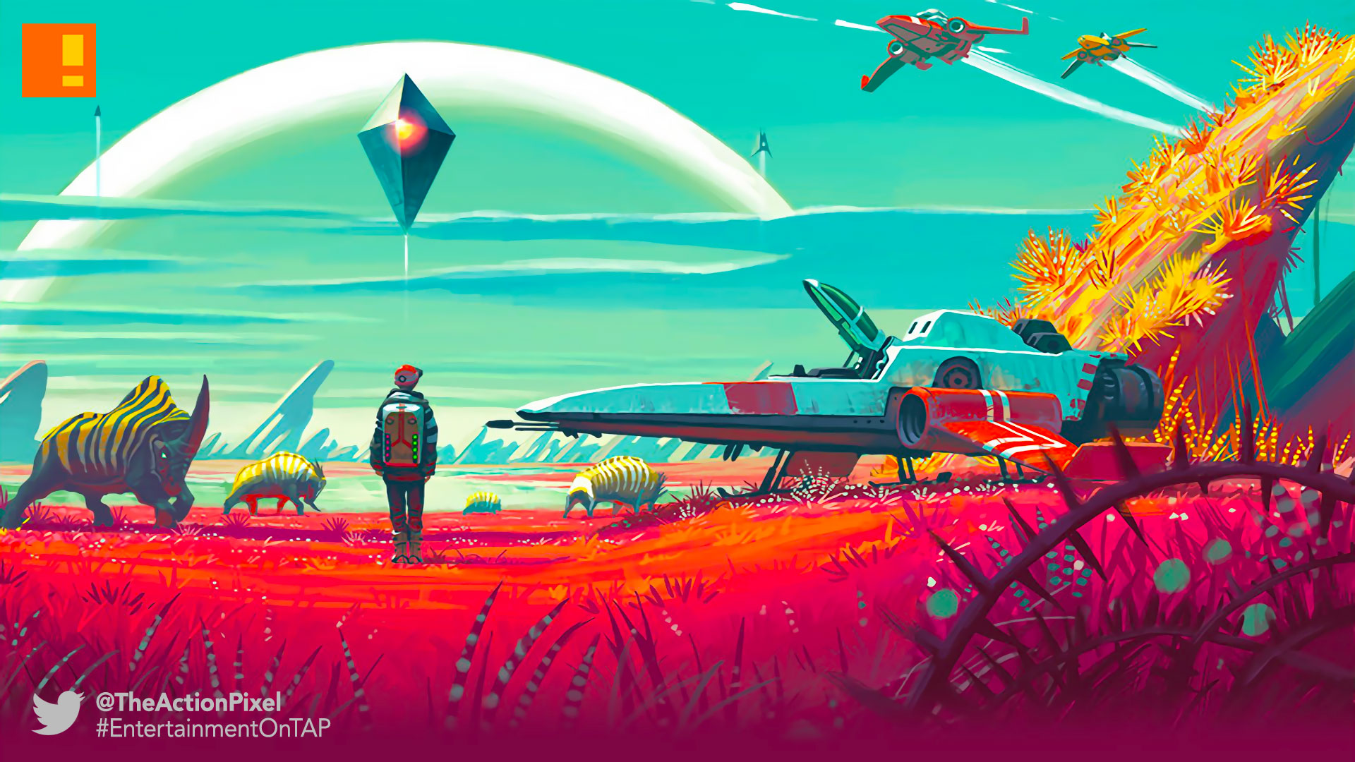 no mans sky, hello games, sean murray, the action pixel, entertainment on tap,